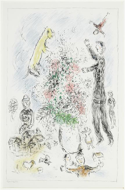 Lilacs Marc Chagall